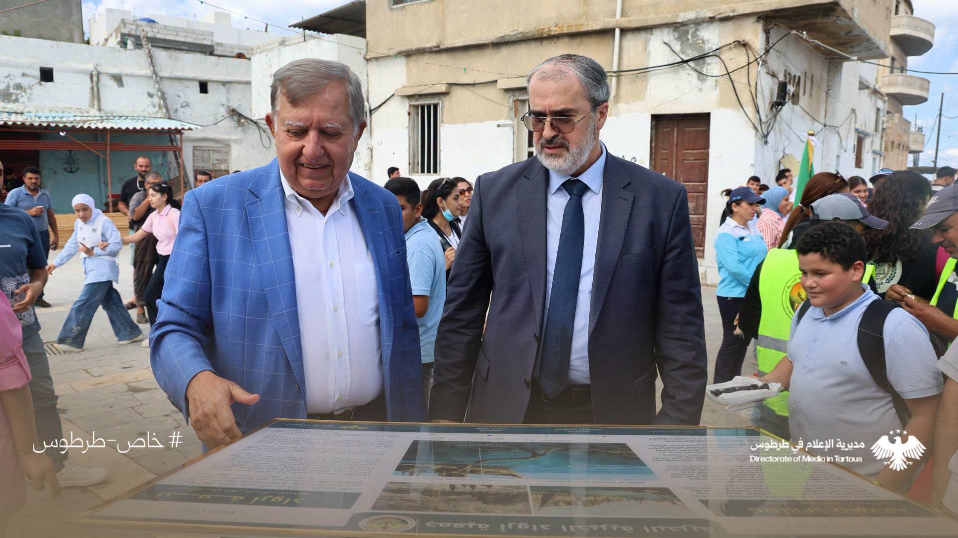 افتتاح نبعة أرواد بعد ترميمها وإعادة تأهيلها في جزيرة أرواد